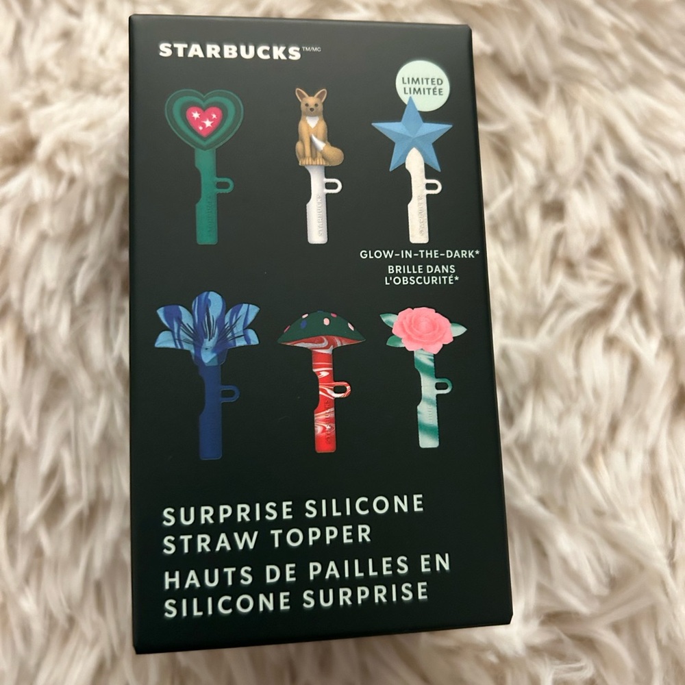 Starbucks Surprise Silicone Straw Topper